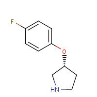 900512-41-6 (3R)-3-(4-fluorophenoxy)pyrrolidine chemical structure