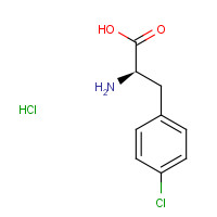 147065-05-2 (2R)-2-amino-3-(4-chlorophenyl)propanoic acid;hydrochloride chemical structure