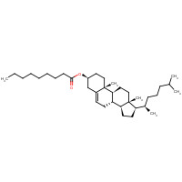 1182-66-7 [(3S,8S,9S,10R,13R,14S,17R)-10,13-dimethyl-17-[(2R)-6-methylheptan-2-yl]-2,3,4,7,8,9,11,12,14,15,16,17-dodecahydro-1H-cyclopenta[a]phenanthren-3-yl] nonanoate chemical structure