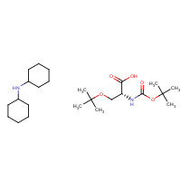 248921-67-7 N-cyclohexylcyclohexanamine;(2R)-3-[(2-methylpropan-2-yl)oxy]-2-[(2-methylpropan-2-yl)oxycarbonylamino]propanoic acid chemical structure