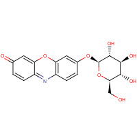 101490-85-1 7-[(2S,3R,4S,5S,6R)-3,4,5-trihydroxy-6-(hydroxymethyl)oxan-2-yl]oxyphenoxazin-3-one chemical structure