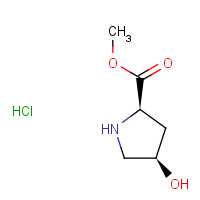 114676-59-4 methyl (2R,4R)-4-hydroxypyrrolidine-2-carboxylate;hydrochloride chemical structure