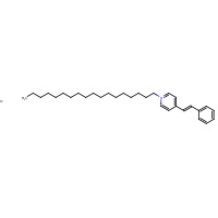 126115-86-4 1-octadecyl-4-[(E)-2-phenylethenyl]pyridin-1-ium;bromide chemical structure