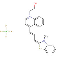 1029939-19-2 2-[4-[(E,3E)-3-(3-methyl-1,3-benzothiazol-2-ylidene)prop-1-enyl]quinolin-1-ium-1-yl]ethanol;tetrafluoroborate chemical structure