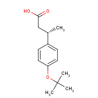 209679-19-6 (3S)-3-[4-[(2-methylpropan-2-yl)oxy]phenyl]butanoic acid chemical structure