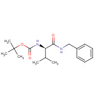 1064133-11-4 tert-butyl N-[(2R)-1-(benzylamino)-3-methyl-1-oxobutan-2-yl]carbamate chemical structure