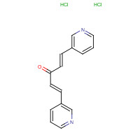 916427-61-7 (1E,4E)-1,5-dipyridin-3-ylpenta-1,4-dien-3-one;dihydrochloride chemical structure