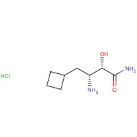1036931-36-8 (2S,3R)-3-amino-4-cyclobutyl-2-hydroxybutanamide;hydrochloride chemical structure
