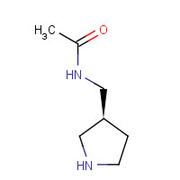 1225062-98-5 N-[[(3S)-pyrrolidin-3-yl]methyl]acetamide chemical structure