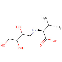 183245-44-5 (2S)-3-methyl-2-(2,3,4-trihydroxybutylamino)butanoic acid chemical structure