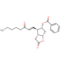 185225-06-3 [(3aR,4R,5R,6aS)-2-oxo-4-[(E)-3-oxooct-1-enyl]-3,3a,4,5,6,6a-hexahydrocyclopenta[b]furan-5-yl] benzoate chemical structure