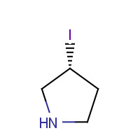 1289585-34-7 (3R)-3-iodopyrrolidine chemical structure