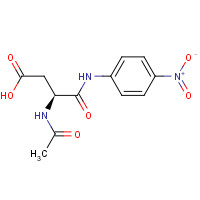 41149-01-3 (3S)-3-acetamido-4-(4-nitroanilino)-4-oxobutanoic acid chemical structure