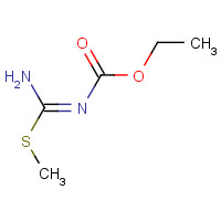 62946-44-5 ethyl (NE)-N-[amino(methylsulfanyl)methylidene]carbamate chemical structure