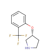 921606-29-3 (3R)-3-[2-(trifluoromethyl)phenoxy]pyrrolidine chemical structure