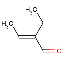 63883-69-2 (E)-2-ethylbut-2-enal chemical structure