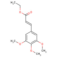 1878-29-1 ethyl (E)-3-(3,4,5-trimethoxyphenyl)prop-2-enoate chemical structure