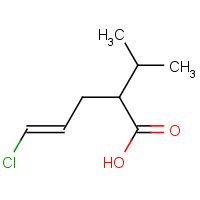 87953-16-0 (E)-5-chloro-2-propan-2-ylpent-4-enoic acid chemical structure