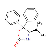 191090-32-1 (4R)-5,5-diphenyl-4-propan-2-yl-1,3-oxazolidin-2-one chemical structure