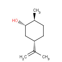 22567-21-1 (1S,2S,5S)-2-methyl-5-prop-1-en-2-ylcyclohexan-1-ol chemical structure