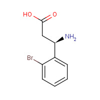 737751-95-0 (3R)-3-amino-3-(2-bromophenyl)propanoic acid chemical structure