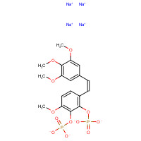 288847-34-7 tetrasodium;[3-methoxy-2-phosphonatooxy-6-[(Z)-2-(3,4,5-trimethoxyphenyl)ethenyl]phenyl] phosphate chemical structure