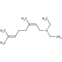 40137-00-6 (2Z)-N,N-diethyl-3,7-dimethylocta-2,6-dien-1-amine chemical structure