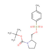 86661-32-7 tert-butyl (2S)-2-[(4-methylphenyl)sulfonyloxymethyl]pyrrolidine-1-carboxylate chemical structure