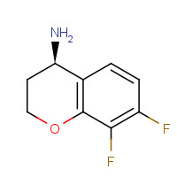1213550-52-7 (4R)-7,8-difluoro-3,4-dihydro-2H-chromen-4-amine chemical structure