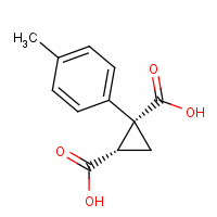 66504-83-4 (1R,2S)-1-(4-methylphenyl)cyclopropane-1,2-dicarboxylic acid chemical structure