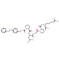 17011-78-8 (2R)-5-(diaminomethylideneamino)-2-[[(2S)-1-[2-[[(2S)-4-methyl-2-[[(2S)-1-[(4-phenyldiazenylphenyl)methoxycarbonyl]pyrrolidine-2-carbonyl]amino]pentanoyl]amino]acetyl]pyrrolidine-2-carbonyl]amino]pentanoic acid chemical structure