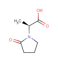 96219-55-5 (2S)-2-(2-oxopyrrolidin-1-yl)propanoic acid chemical structure