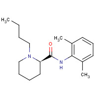 27262-45-9 (2R)-1-butyl-N-(2,6-dimethylphenyl)piperidine-2-carboxamide chemical structure