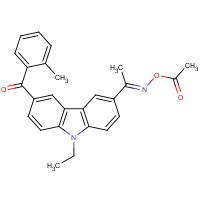 478556-66-0 [(E)-1-[9-ethyl-6-(2-methylbenzoyl)carbazol-3-yl]ethylideneamino] acetate chemical structure