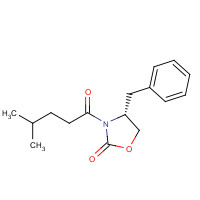 163810-26-2 (4R)-4-benzyl-3-(4-methylpentanoyl)-1,3-oxazolidin-2-one chemical structure