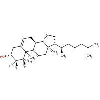 27246-11-3 (1S,2R,3R,8S,9S,10R,13R,14S,17R)-10,13-dimethyl-17-[(2R)-6-methylheptan-2-yl]-1,2-ditritio-2,3,4,7,8,9,11,12,14,15,16,17-dodecahydro-1H-cyclopenta[a]phenanthren-3-ol chemical structure