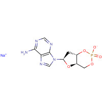 93839-95-3 sodium;9-[(4aR,6R,7aS)-2-oxido-2-oxo-4a,6,7,7a-tetrahydro-4H-furo[3,2-d][1,3,2]dioxaphosphinin-6-yl]purin-6-amine chemical structure