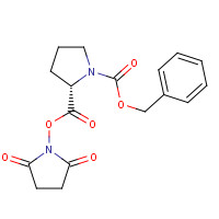 3397-33-9 1-O-benzyl 2-O-(2,5-dioxopyrrolidin-1-yl) (2S)-pyrrolidine-1,2-dicarboxylate chemical structure