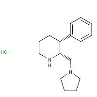 1034708-27-4 (2R,3R)-3-phenyl-2-(pyrrolidin-1-ylmethyl)piperidine;hydrochloride chemical structure