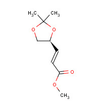 81703-93-7 methyl (E)-3-[(4S)-2,2-dimethyl-1,3-dioxolan-4-yl]prop-2-enoate chemical structure