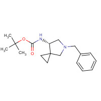 144282-37-1 tert-butyl N-[(7S)-5-benzyl-5-azaspiro[2.4]heptan-7-yl]carbamate chemical structure