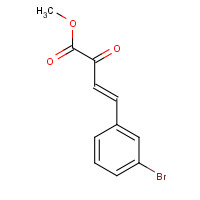 104094-31-7 methyl (E)-4-(3-bromophenyl)-2-oxobut-3-enoate chemical structure