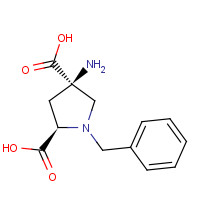 171336-76-8 (2R,4R)-4-amino-1-benzylpyrrolidine-2,4-dicarboxylic acid chemical structure