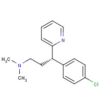 25523-97-1 (3S)-3-(4-chlorophenyl)-N,N-dimethyl-3-pyridin-2-ylpropan-1-amine chemical structure