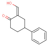 13761-26-7 (2Z)-2-(hydroxymethylidene)-4-phenylcyclohexan-1-one chemical structure