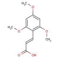 13063-09-7 (E)-3-(2,4,6-trimethoxyphenyl)prop-2-enoic acid chemical structure