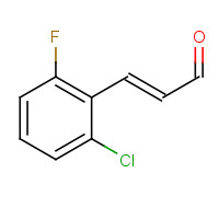 883107-64-0 (E)-3-(2-chloro-6-fluorophenyl)prop-2-enal chemical structure
