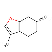 17957-94-7 (6R)-3,6-dimethyl-4,5,6,7-tetrahydro-1-benzofuran chemical structure