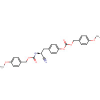 73148-72-8 [4-[(2S)-2-cyano-2-[(4-methoxyphenyl)methoxycarbonylamino]ethyl]phenyl] (4-methoxyphenyl)methyl carbonate chemical structure