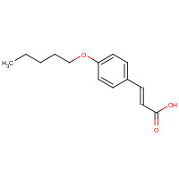 62718-63-2 (E)-3-(4-pentoxyphenyl)prop-2-enoic acid chemical structure